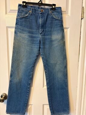 2 pairs- Vintage Wrangler High Waisted Blue Jeans Straight Leg